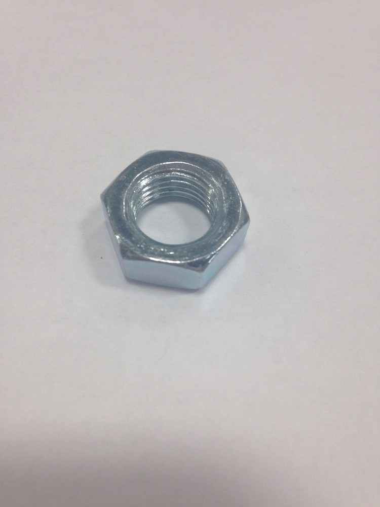 Hex Jam Nut, 1"-8 RH Thread, Zinc {10pk}