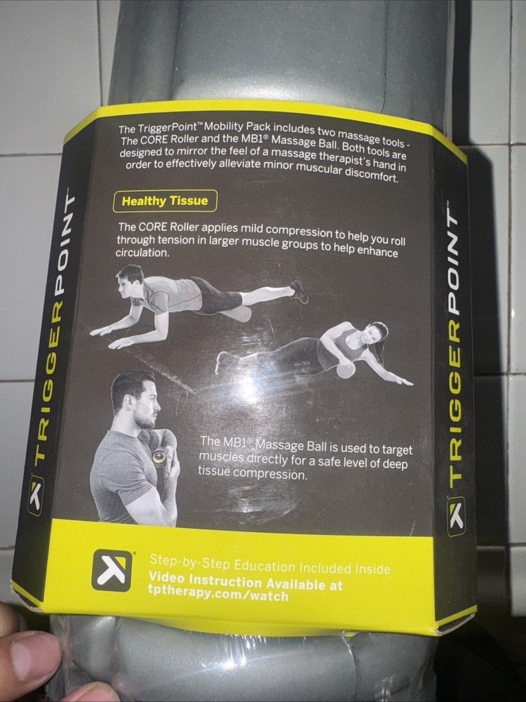 Trigger Point Mobility Pack: Grid Foam Roller And MB1 Massage Ball NWT
