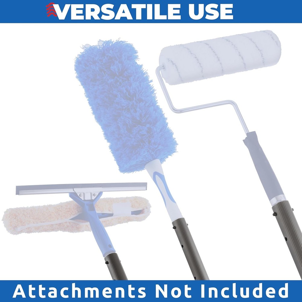 ProTuff 16ft Heavy Duty Telescopic Pool Pole–Unconditional Lifetime Replacement