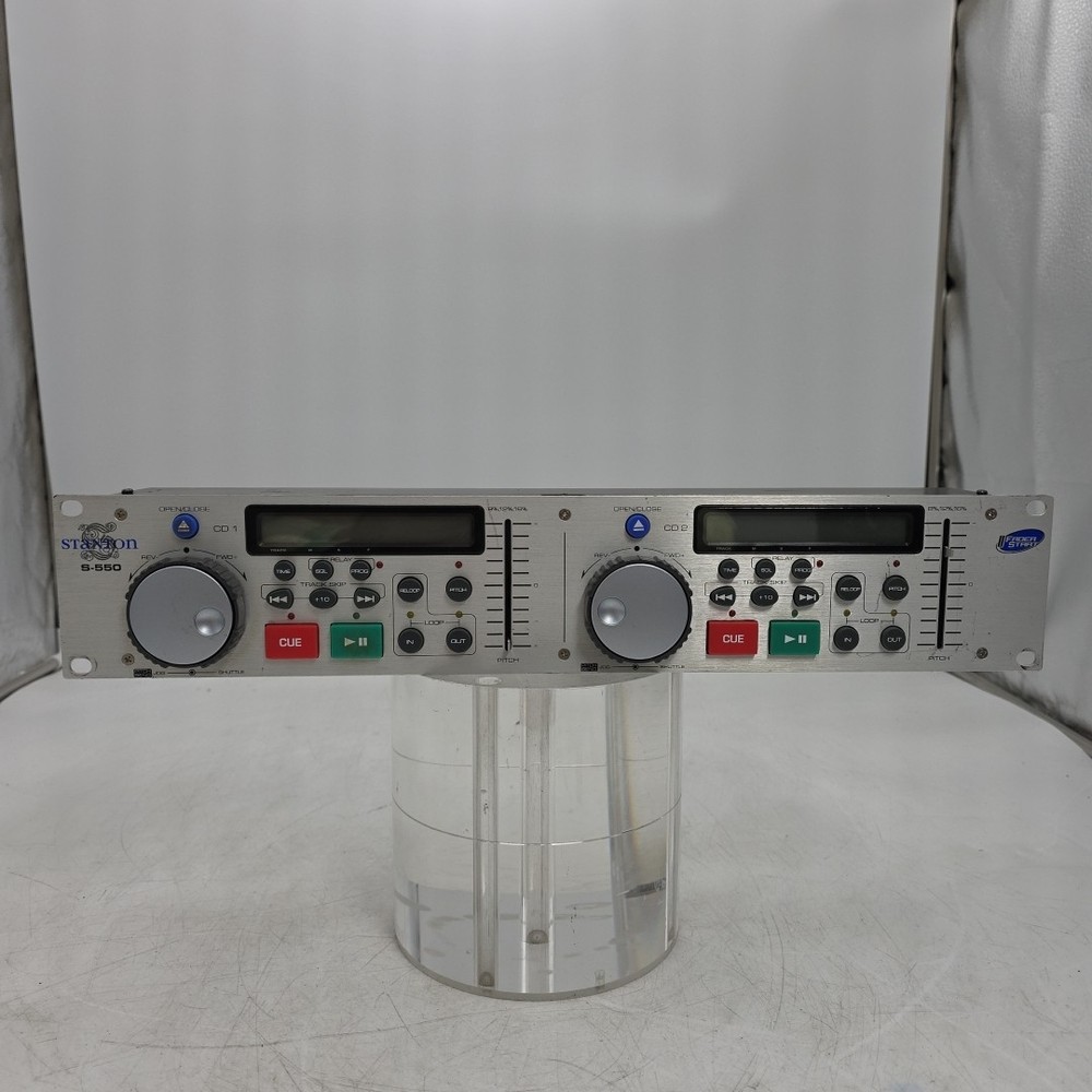Stanton S-550 Dual CD Player Control Box Panel UNTESTED Sold AS IS