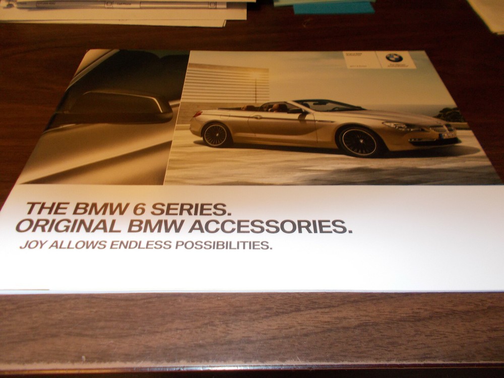 2011 BMW 6 Series 24-page Accessories Catalog