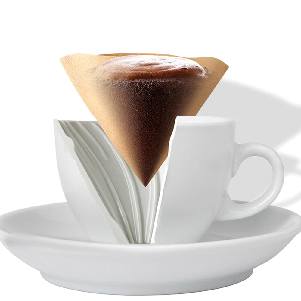 40 pcs Pour Over Coffee Dripper Coffee Strainer Paper