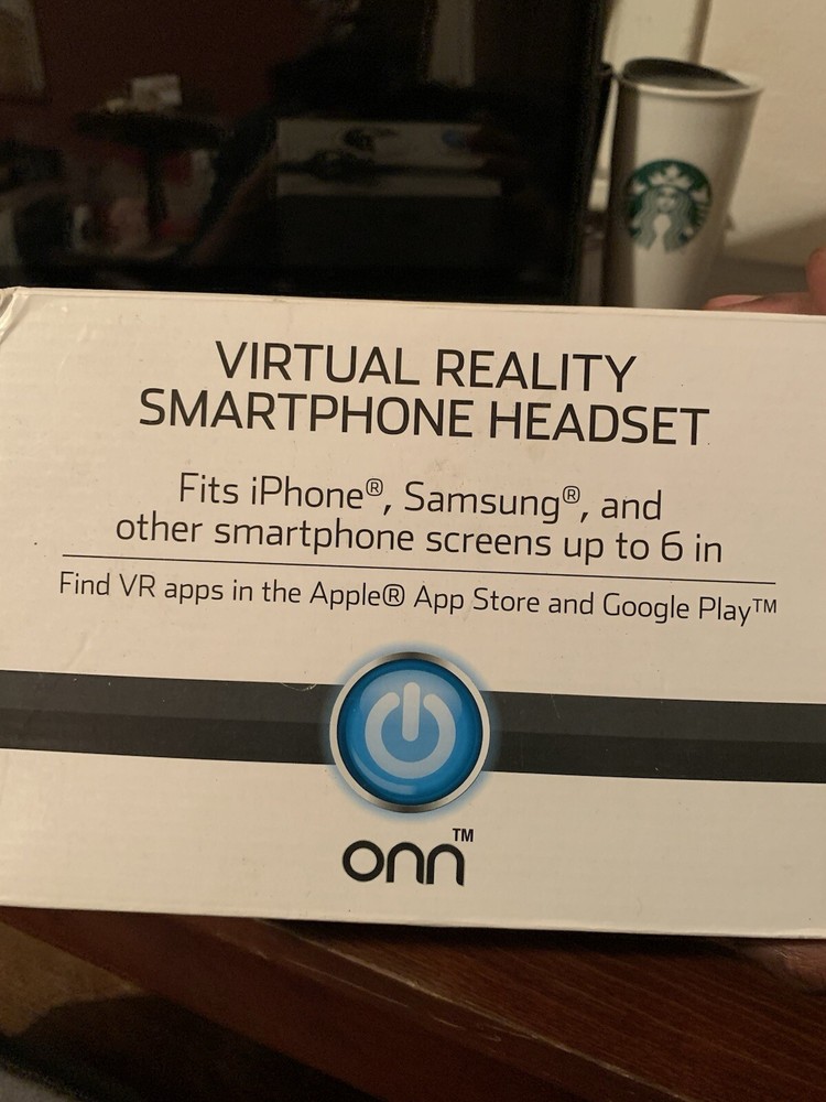 ONN Virtual Reality SmartPhone Headset - White