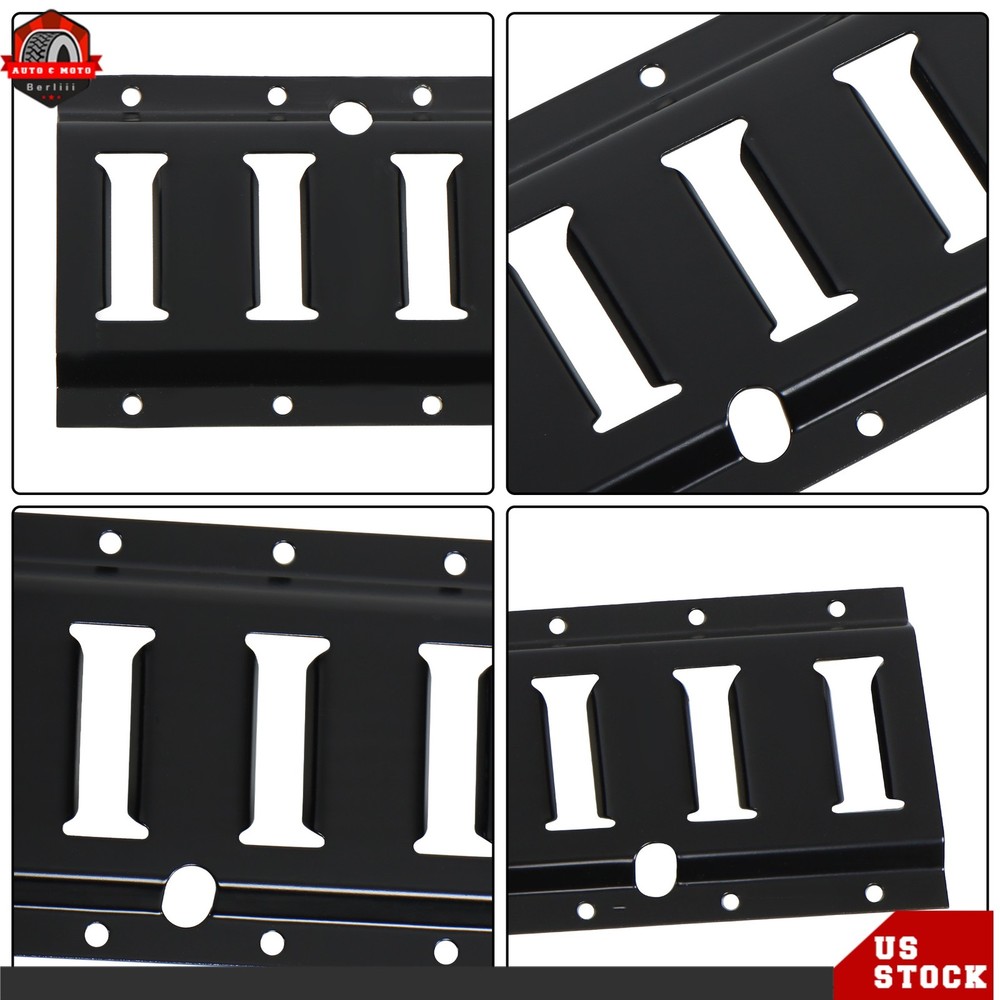 4 Pack 6' E Track Tie Down Rail System Secure Cargo Powder Coated Black For Vans