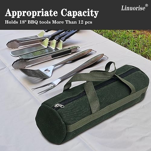 Grill Accessory Storage Bag, Tools Storage for Outdoor Grilling, Extra Thick
