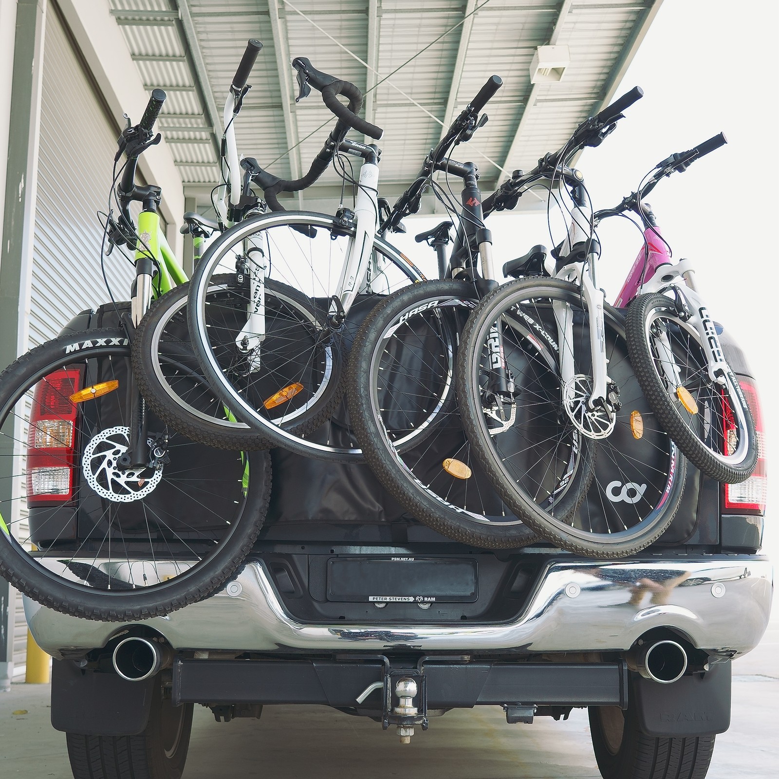 CD MTB Bike Bicycle Tailgate Pad for Truck Ute - 54" Wide up to 6 Bikes