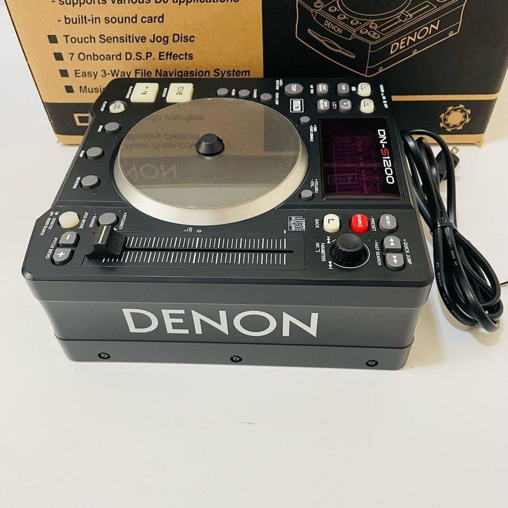 DENON DN-S1200 DJ Media Player CD USB MIDI Controller Working with Original Box
