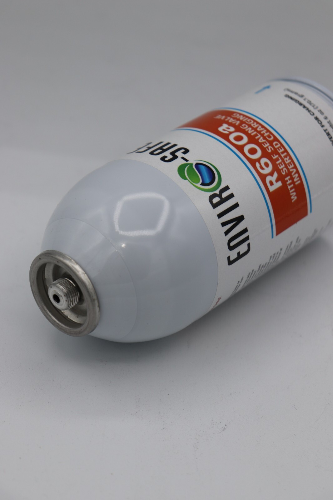 Enviro-Safe R-600a Refrigerant with 7/16" Self Sealing K28 6 oz, 6 cans w/tap