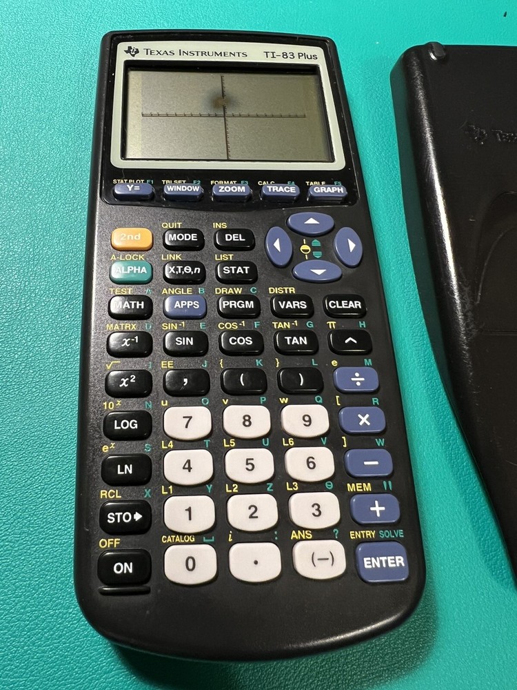 Texas Instruments TI-83 Plus Graphing Calculator -Tested - Screen Burn