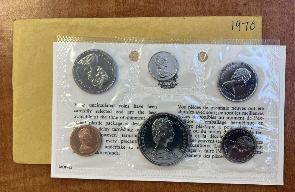 Canada 1970 Proof Like PL Uncirculated Coin Set