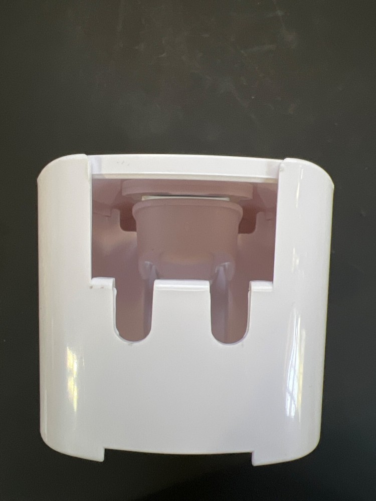 Wall-Mounted White Toothpaste Dispenser