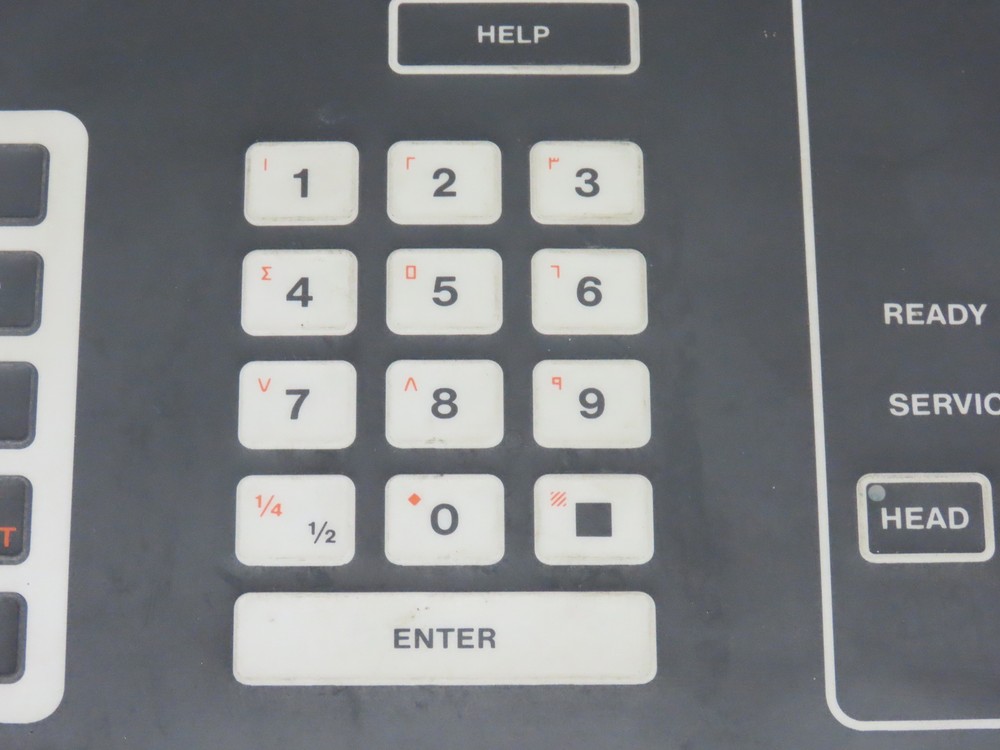Marconi Videojet Excel Series 170i Ultra Ink Jet Printer Operator Panel Screen
