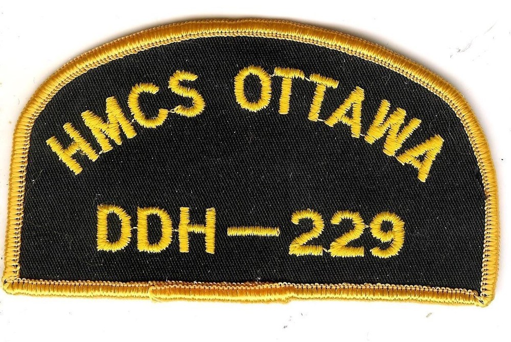 Modern Canadian HMCS Ottawa Ball Cap Badge
