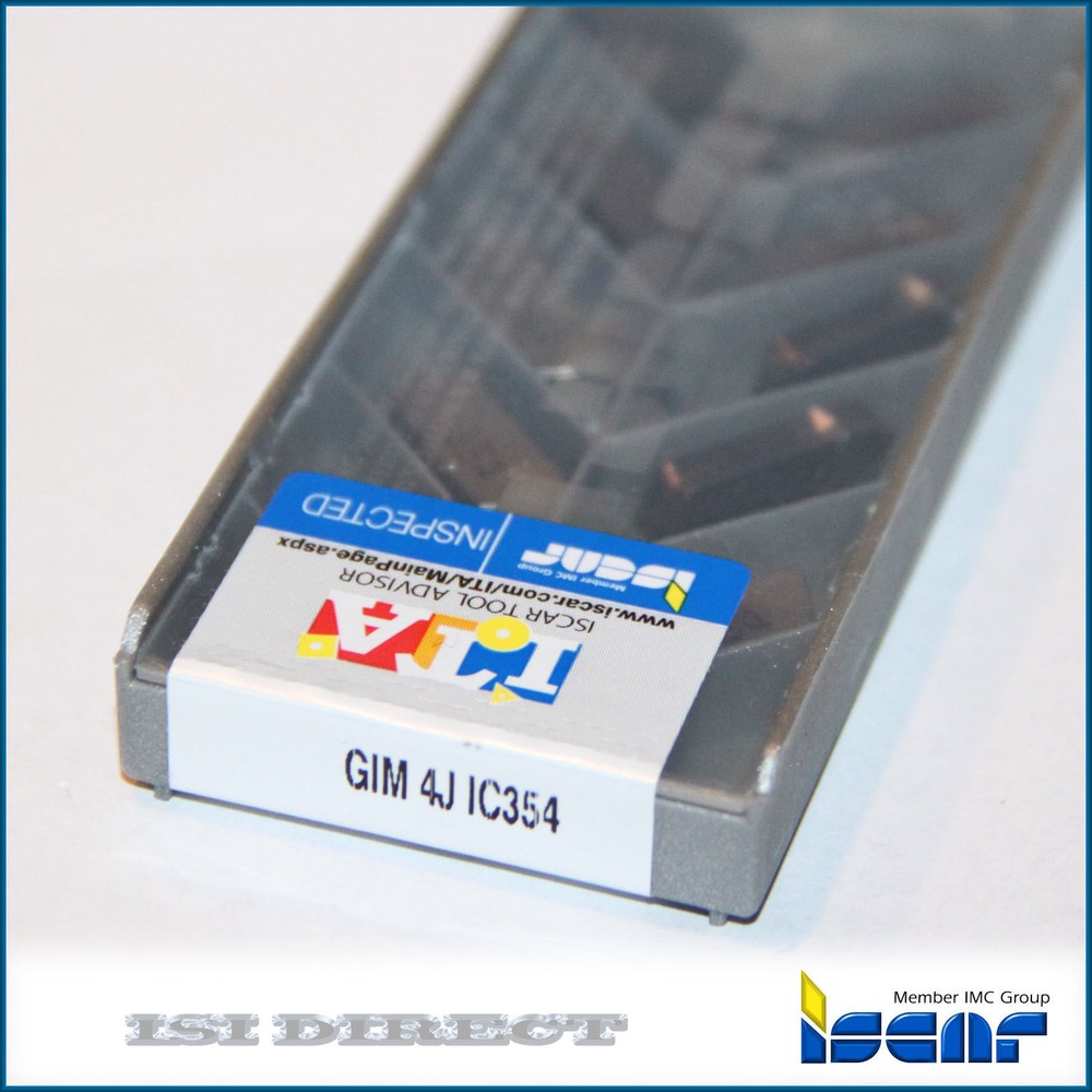 GIM 4J IC354 ISCAR *** 10 INSERTS *** FACTORY PACK ***