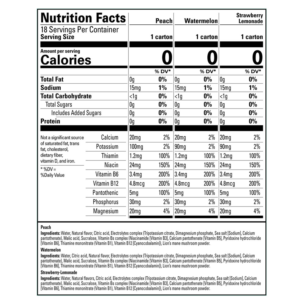 Joyburst Hydration Drink, Variety Pack, 16.9 oz, 18-count