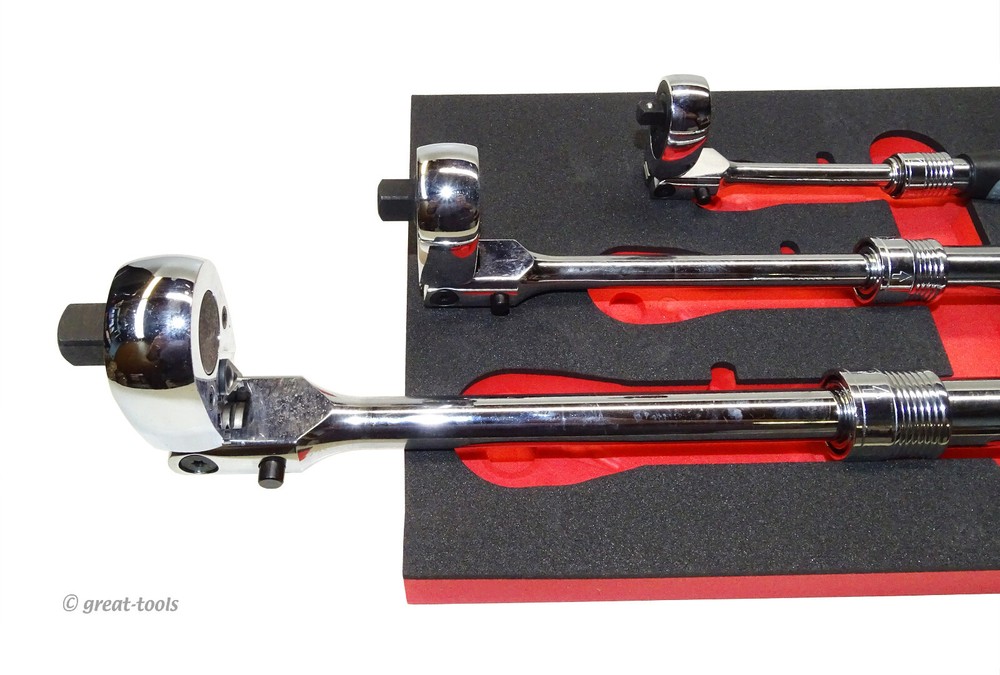 LOCKING FLEX HEAD RATCHET SET – extendable ratchets – automotive hand tools