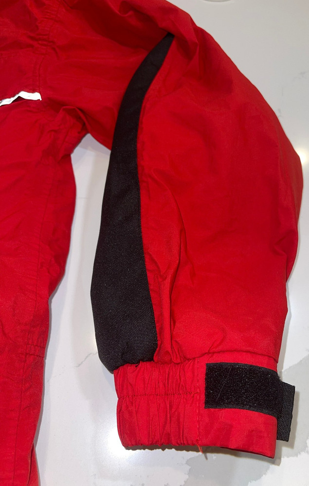 EUC DESIGNER STEARNS ELITE WARM DOUBLE LAYER FULL ZIP SKI RED JACKET SZ MEDIUM