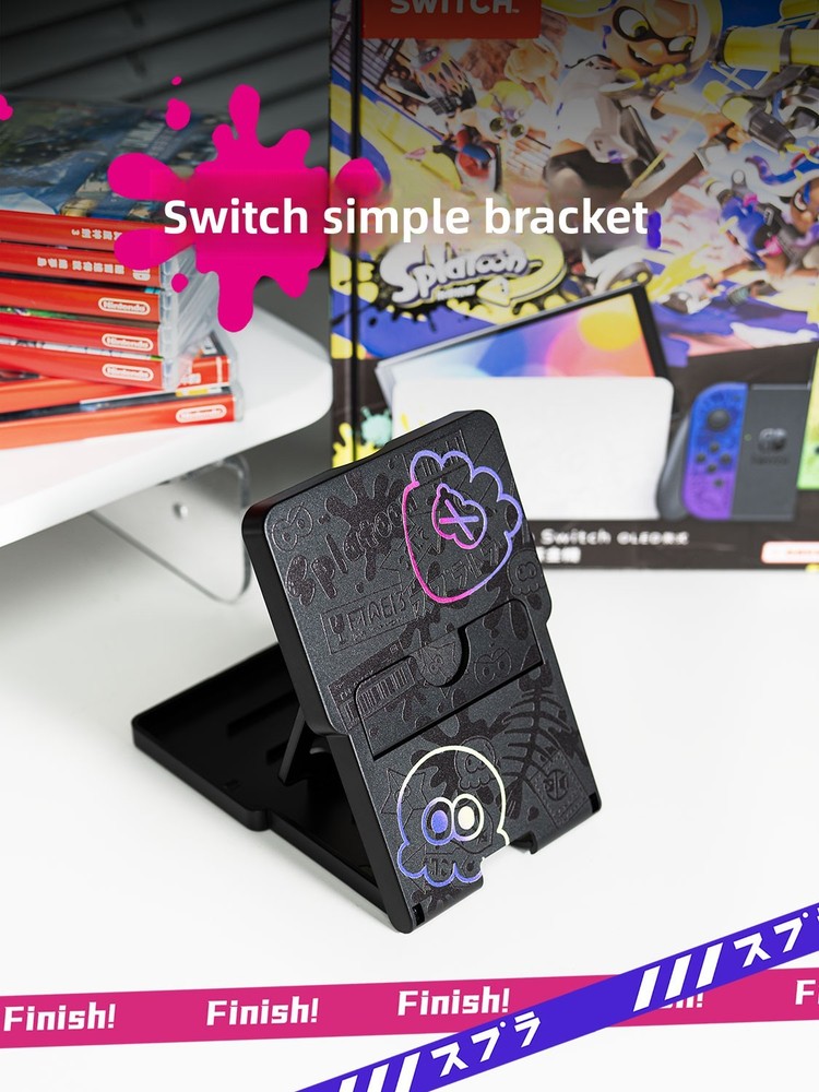 Nintendo Switch OLED Lite Splatoon 3 Portable Desktop Stand Game Console Holder