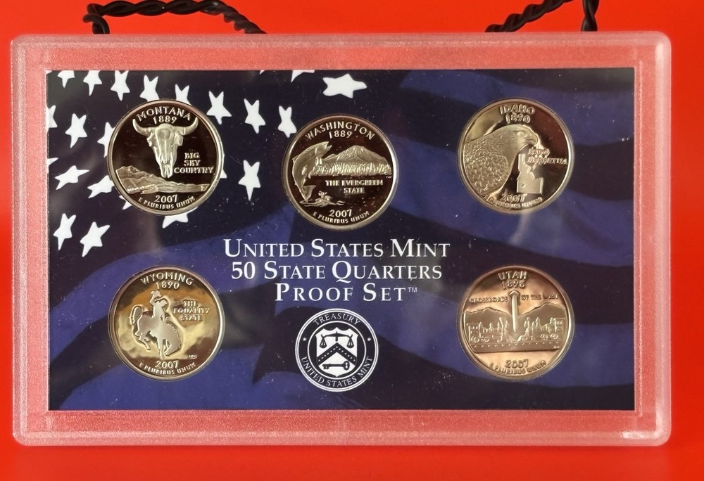2007 U.S. Mint 50 State Quarters Proof Set