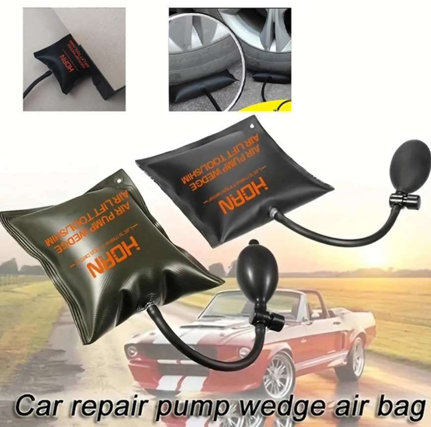 1pc Inflatable Air Pump Wedge Tool Door Window Alignment Installation Aid - NEW