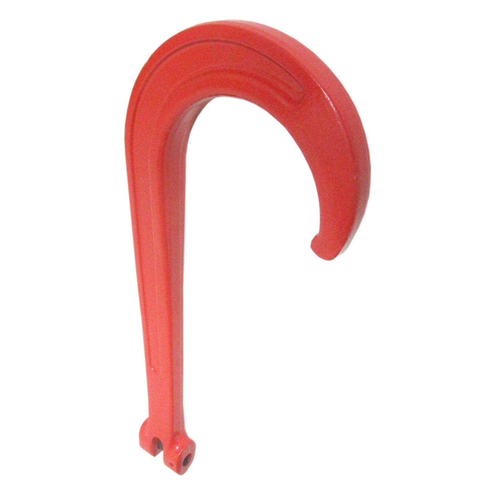 15" Grade 80 Clevis J-Hook Red | 3/8" Chain Recovery Hook | 7100 lbs WLL