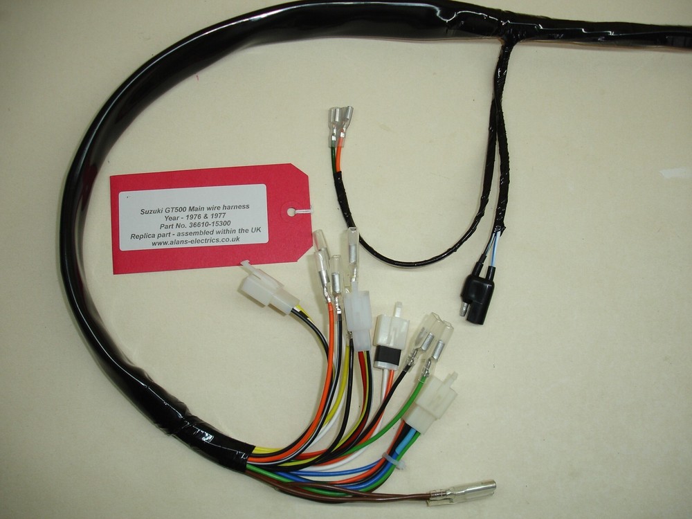 Suzuki GT500 (models A & B Replica main wire harness)
