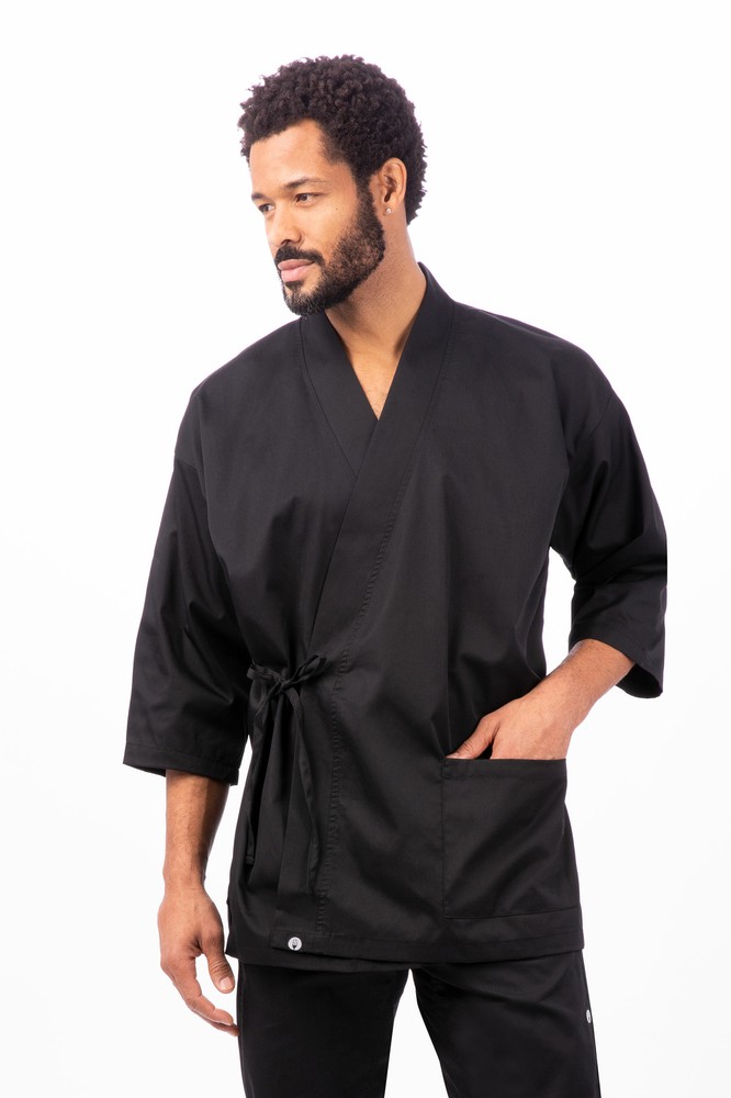 Chef Works Mens Sushi Chef Coat (SUBK)