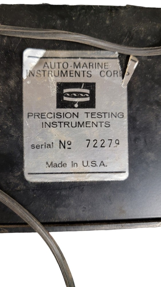 Vintage ICS DELUXE AUTO ENGINE ANALYZER w/ Timing Light, Cables, Instructions