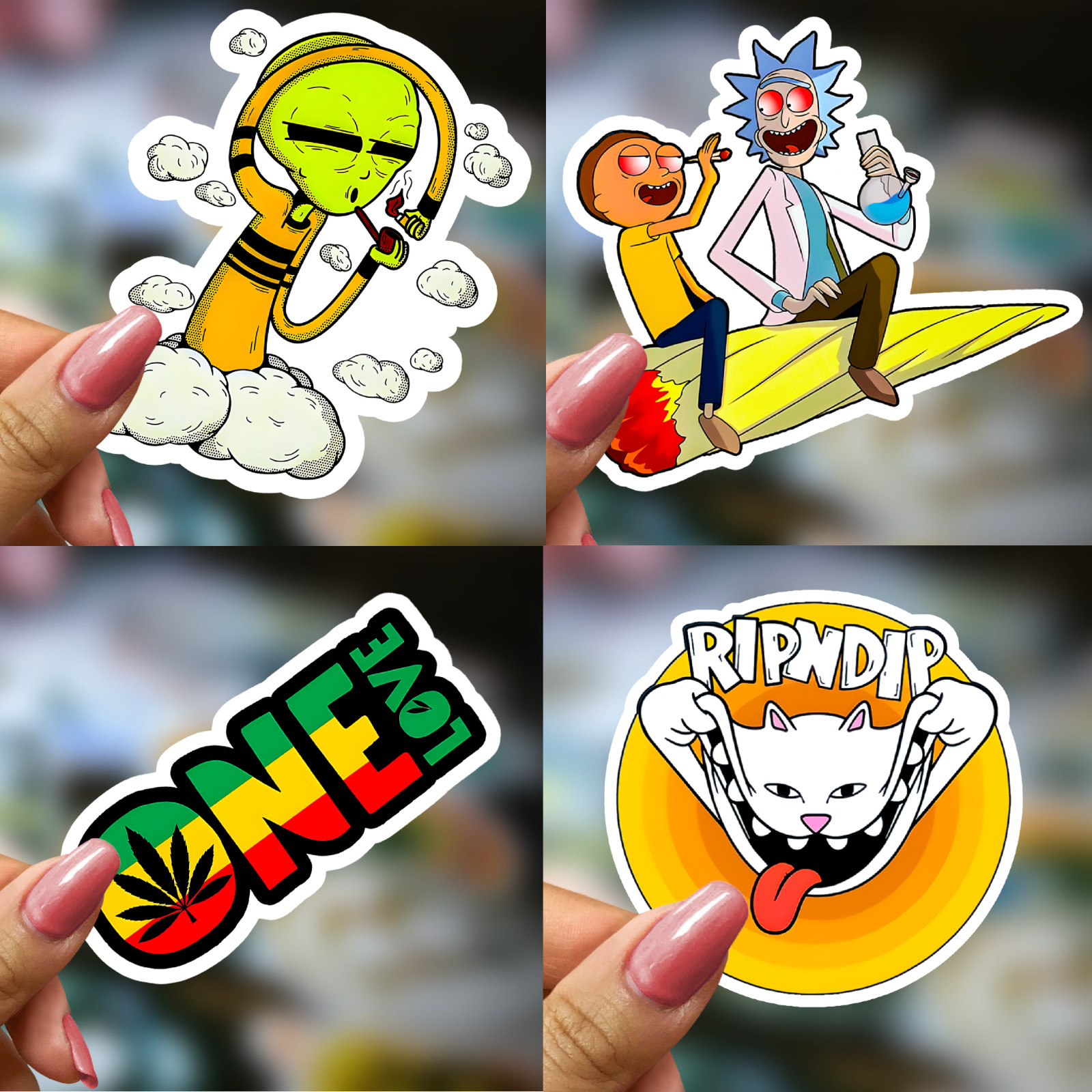 50 pcs Random Vinyl Stickers Pack Graffiti Urban Decals for Laptops, Skateboards