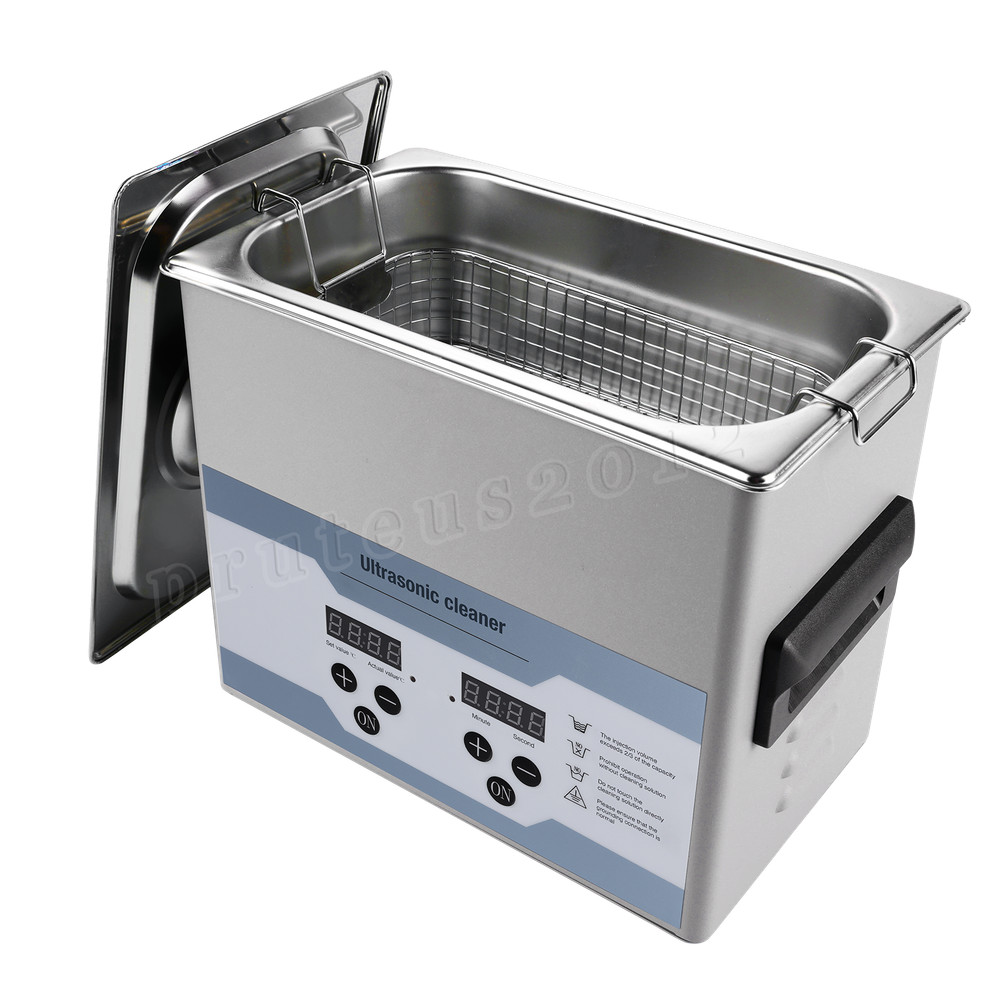 3.2L Ultrasonic Cleaner with Timer Heating Machine Digital Sonic Cleaner