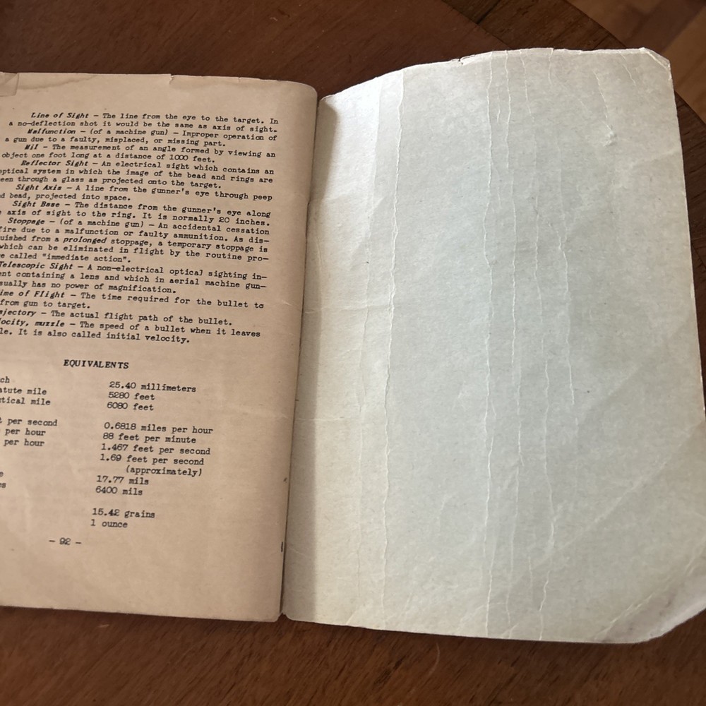 NAVAL AIR TECHNICAL PRIMARY GUNNERY TRAINING MANUAL NAVPERS