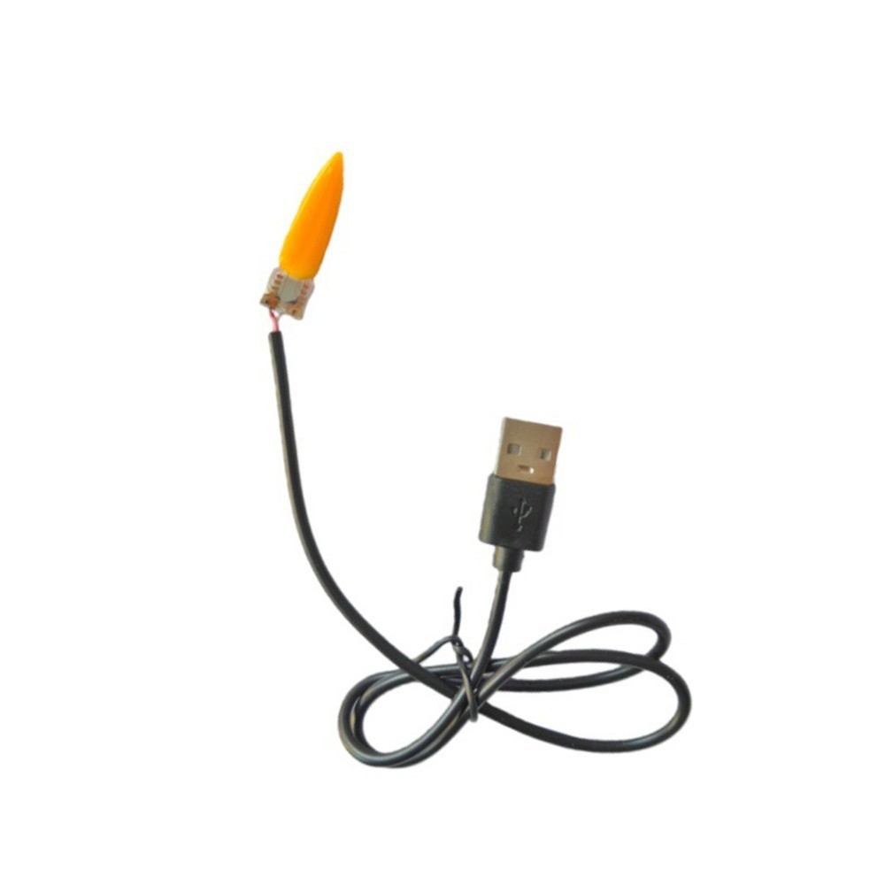 For Parties For Cafes USB Flame Lamp USB Powered Realistic Flame Effect
