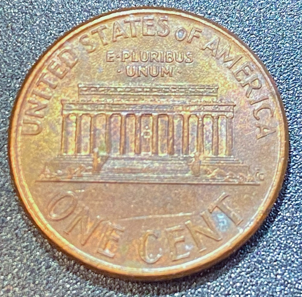 Doubled Die Reverse 2002 Lincoln Cent DDR-008