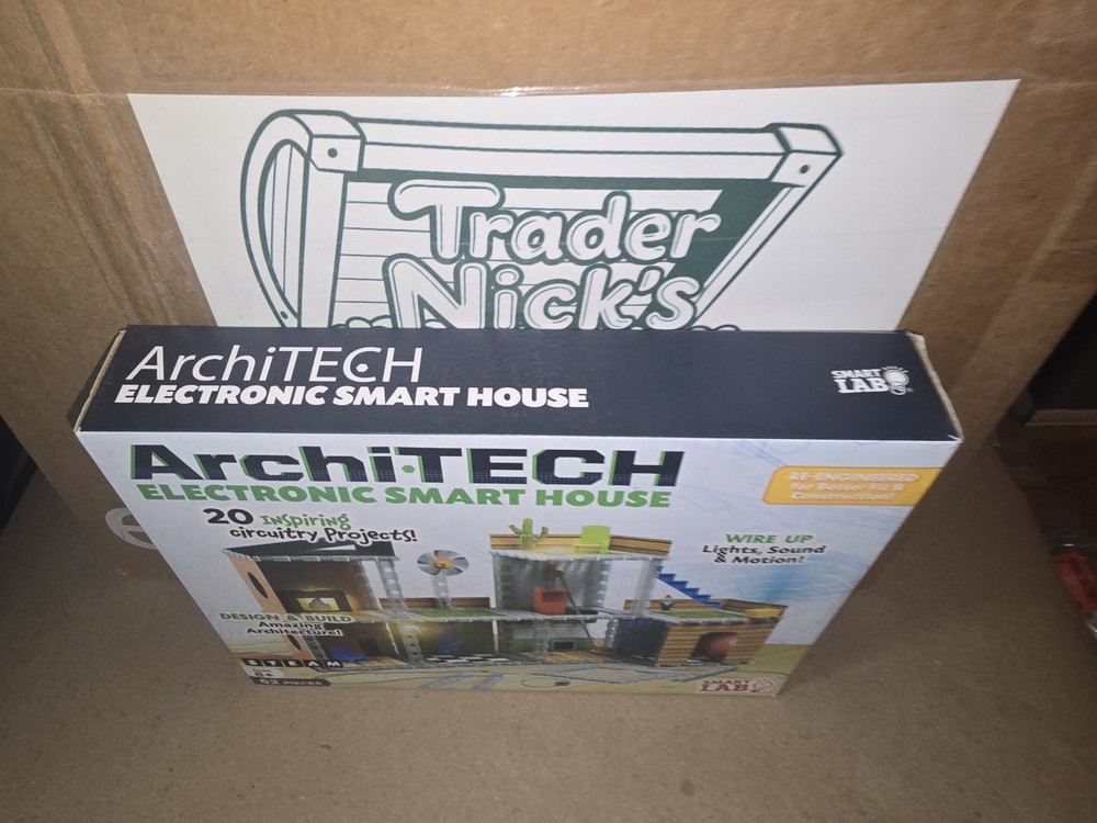 Smart Lab Archi Tech Electronic Smart House 20 Circuitry Projects New Open Box