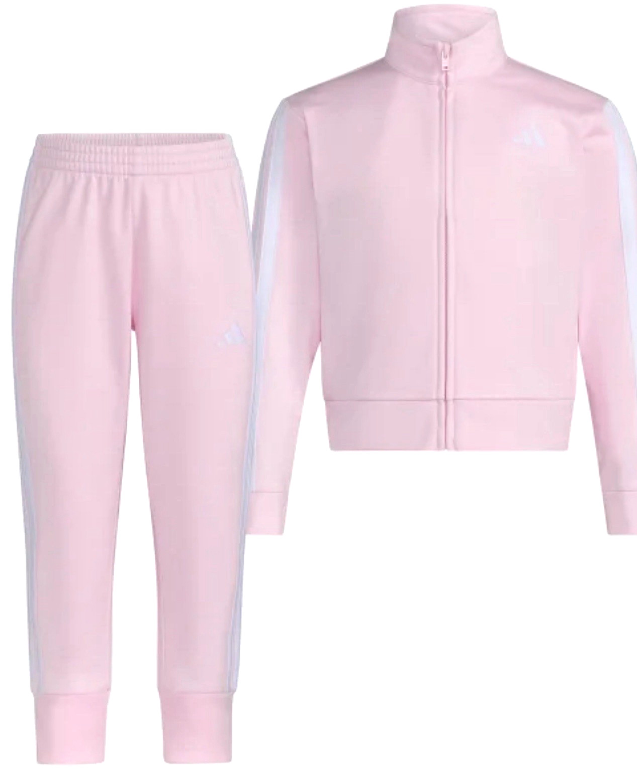 adidas Kids Jacket and Pants 2-piece set Pink Size 7
