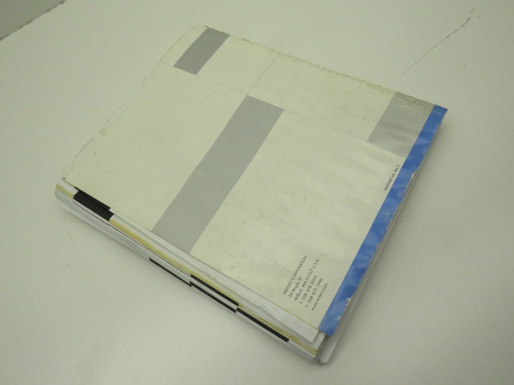 Waters 2487 Dual Lambda Absornance Detector Operator's Guide Paper Manual