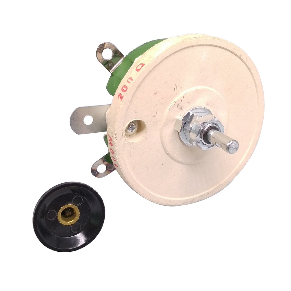 100W 200 OHM High Power Wirewound Potentiometer, Rheostat, Variable Resistor