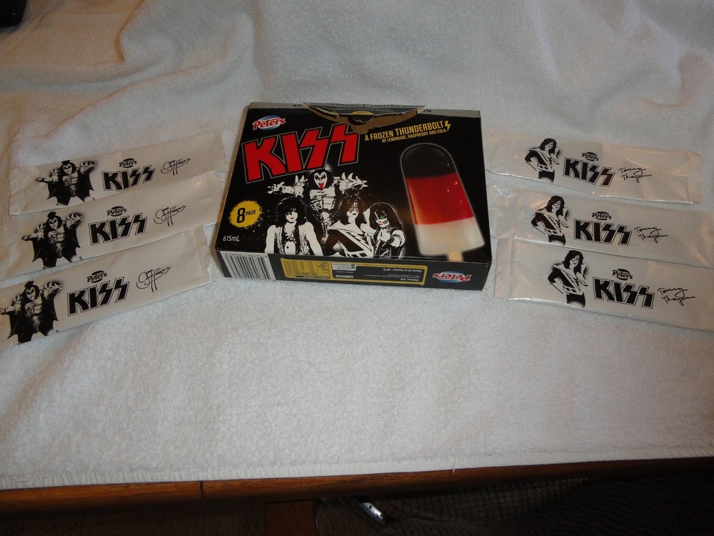 KISS Thunderbolt 40th Anniversary Ice Cream Box & Wrapper LE Australian release