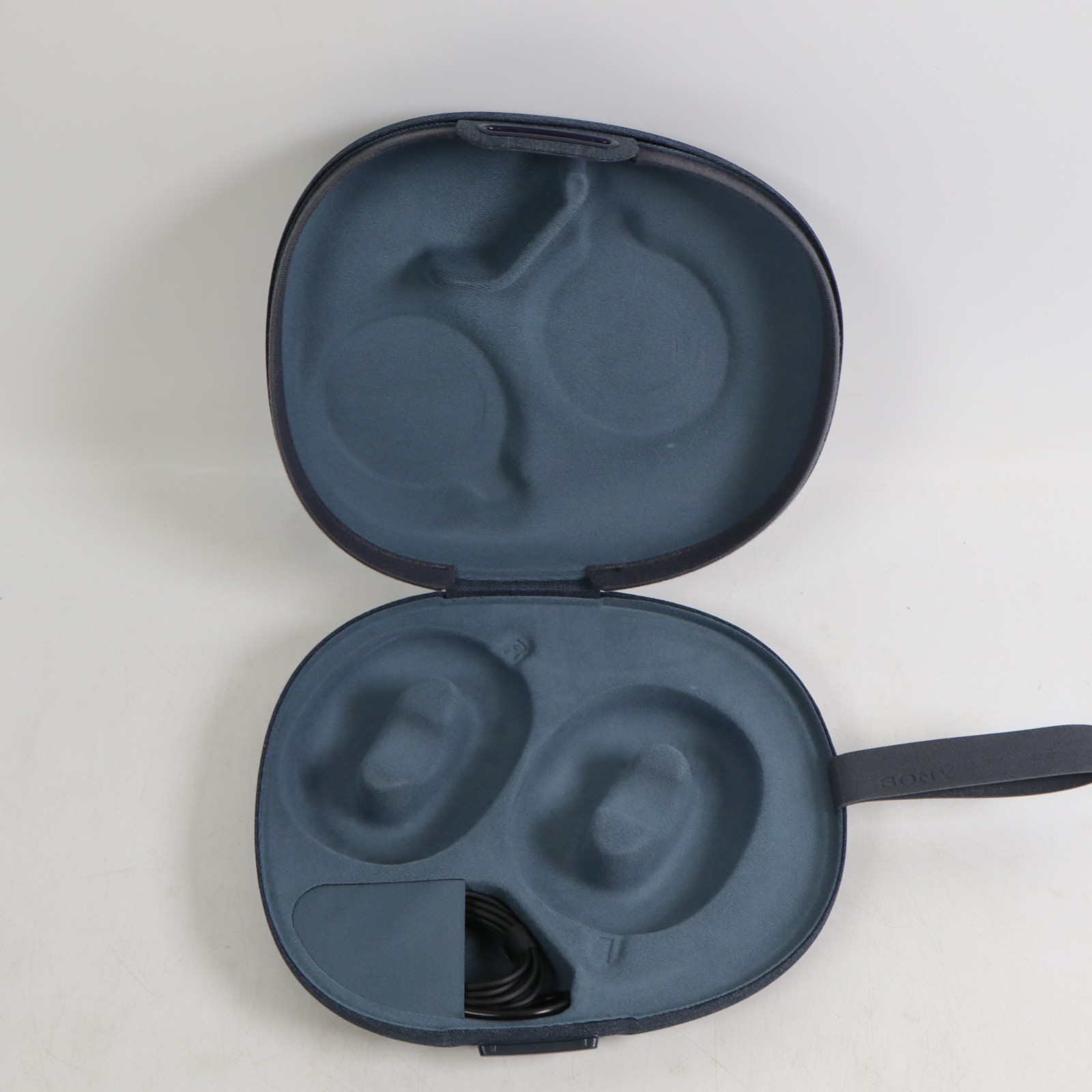 Sony WH-1000XM6 Genuine OEM Headphone Carrying Case & Accessories ONLY - Blue