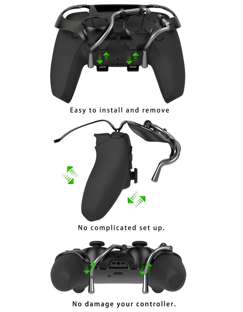 EXknight Leverback Back Paddles for PS5 Controller
