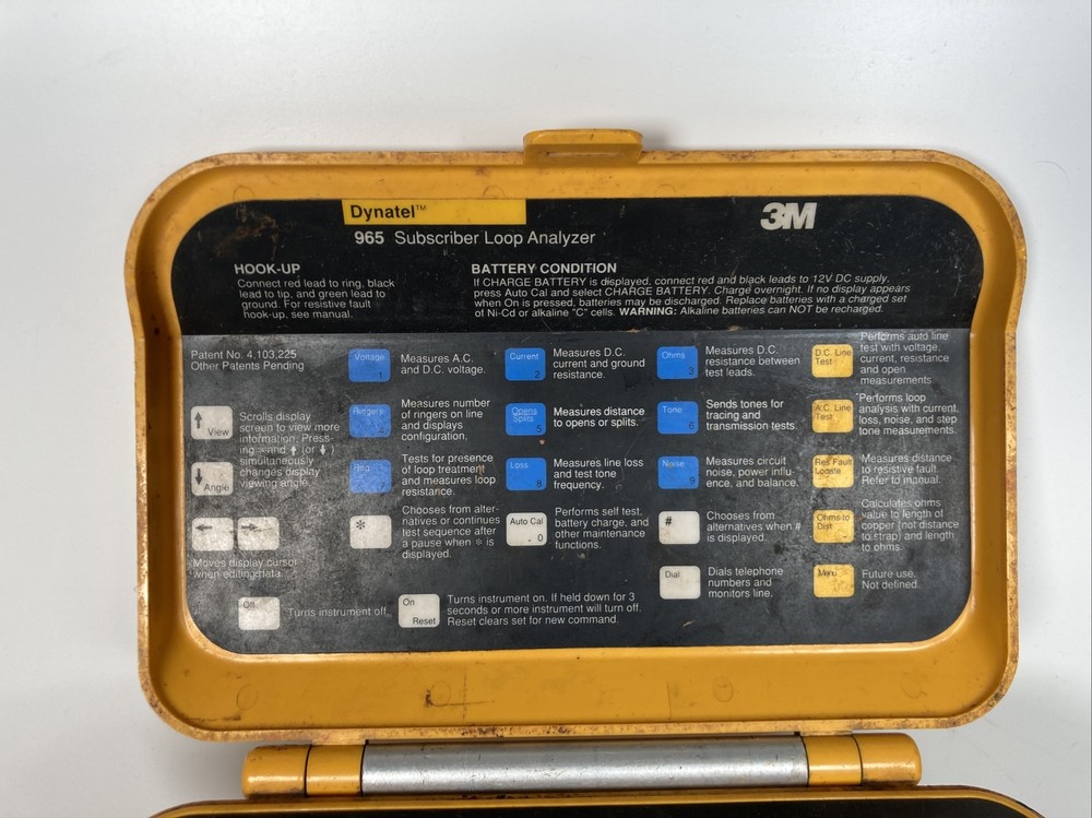 Dynatel 3M 965 Subscriber Loop Analyzer Test Set