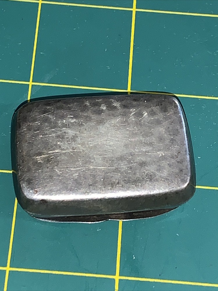 Vintage Hans Jensen Denmark Silver plated Snuff Pill box