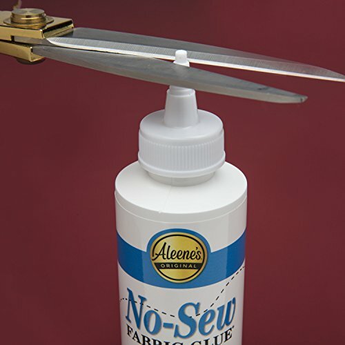 Non-Toxic Washable Fabric Glue for Temporary Basting & Stitching (4oz)