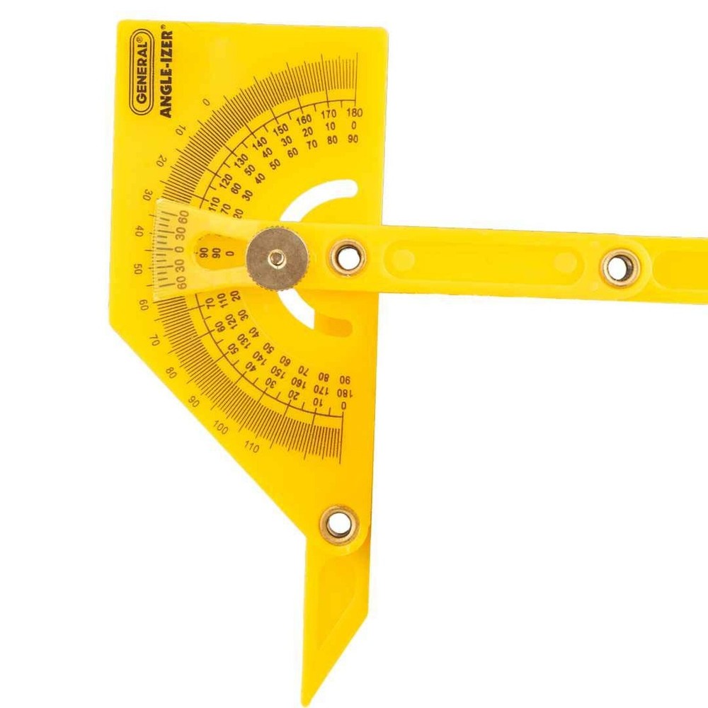General Tools 29 Plastic Protractor and Angle Finder, Outside, Inside, Sloped...