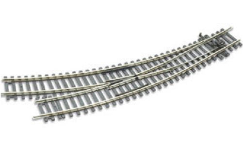 PECO HO Code 100 Short Curved double radius Right Turnout ST244