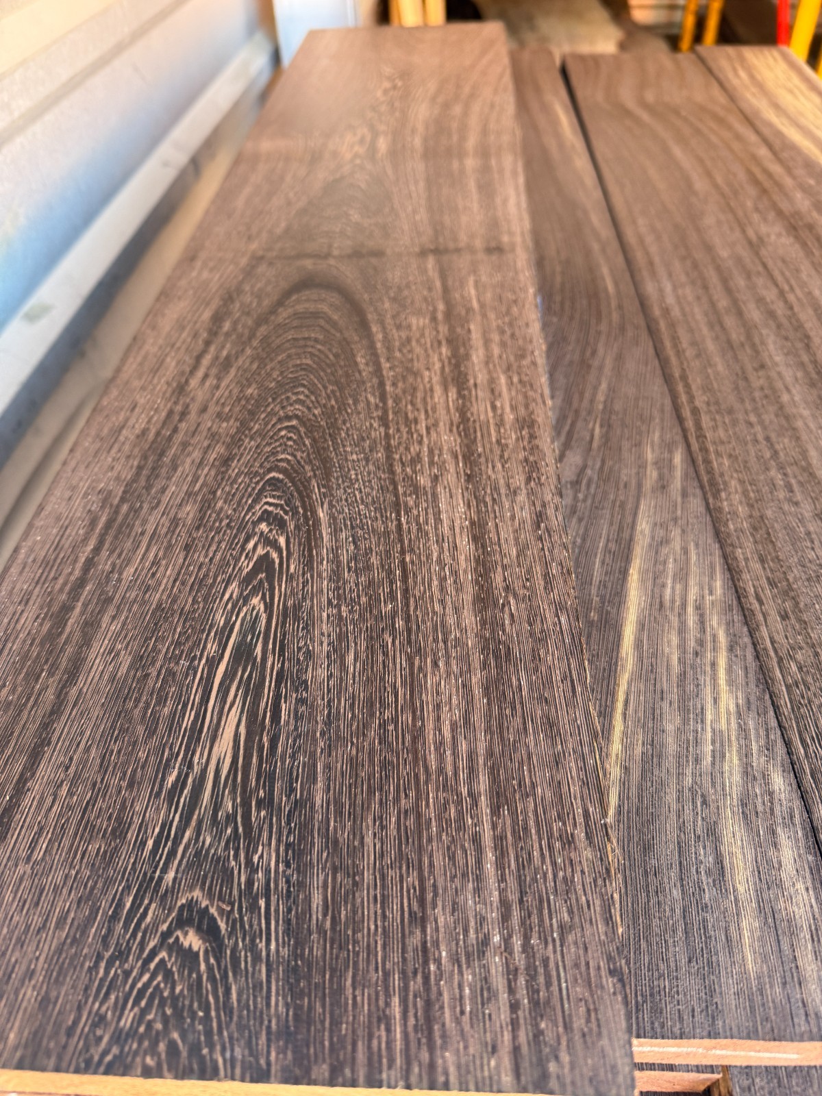 Wenge Exotic African Hardwood - 2 PIECES - 36" length S2S Kiln Dried