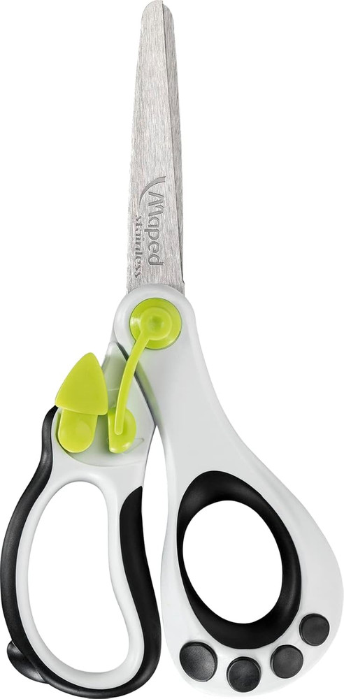 Maped Koopy Special Needs Scissor Set with Optional Spring, 5 Inches, Assorted C