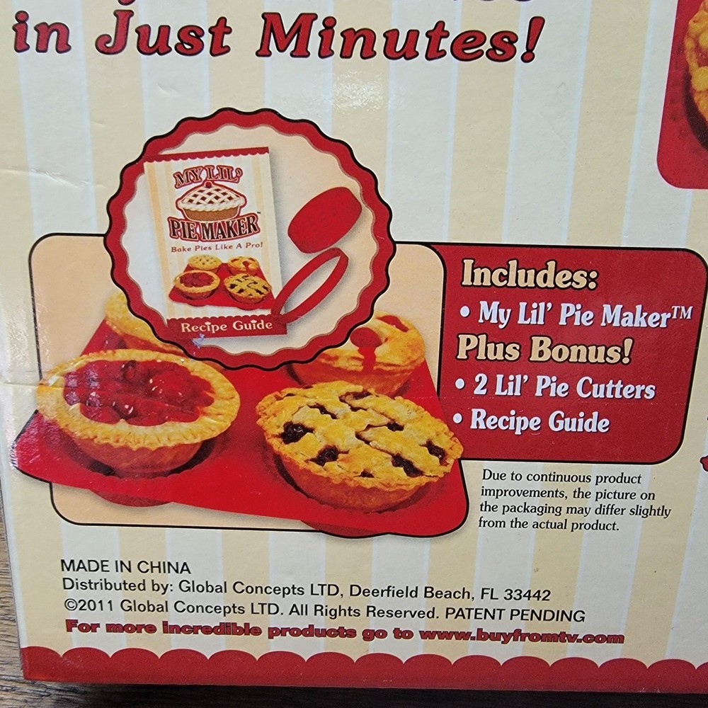 My Lil' Pie Maker (As Seen On TV) - New