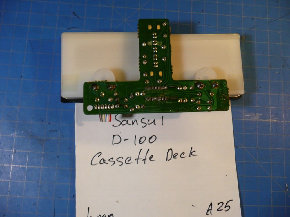 Sansui D-100 Cassette Deck Replacement Part Rec Level Control Cir Board # G-1277