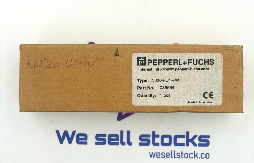 PEPPERL+FUCHS NJ20+U1+W Inductive Sensor 36684S